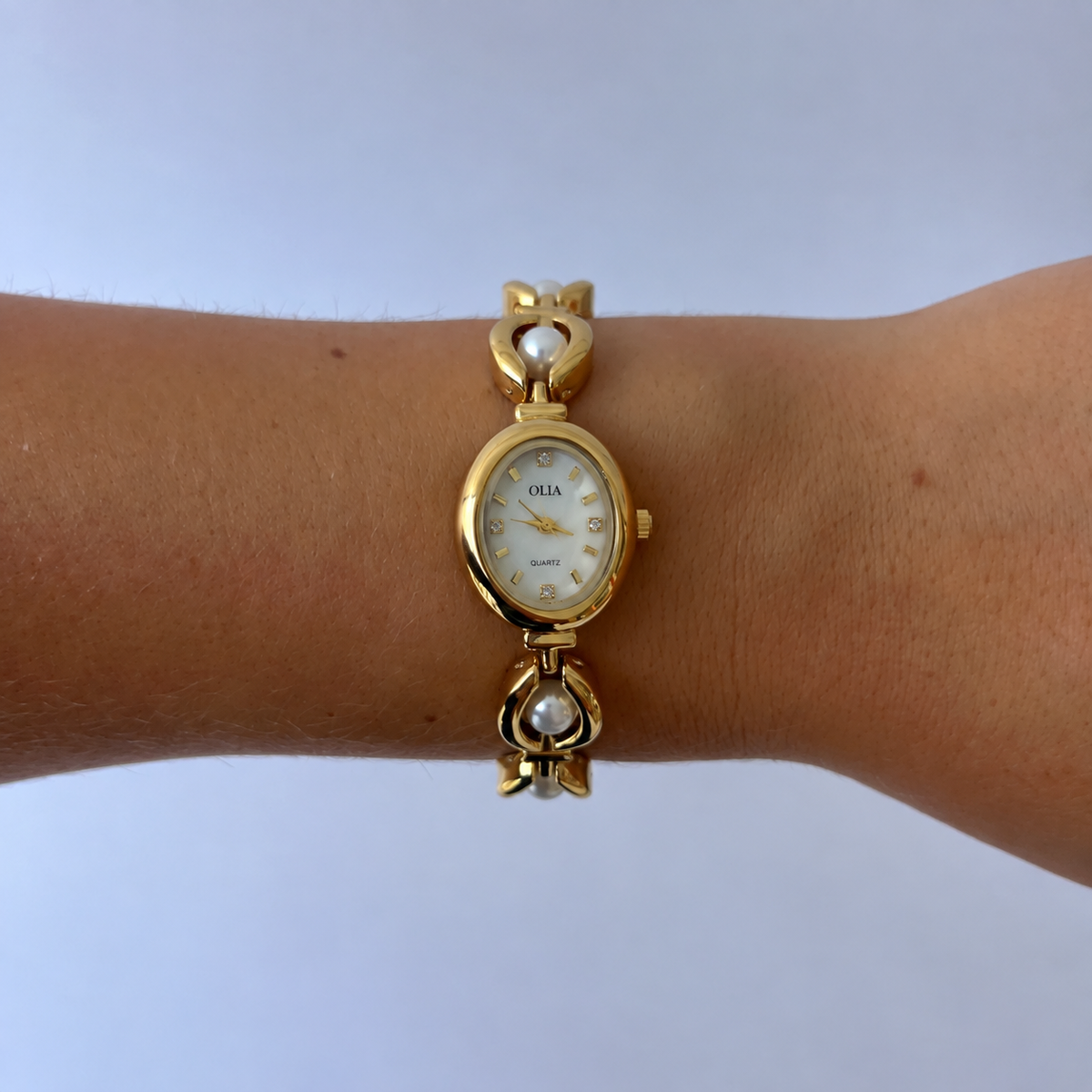 Reloj Perla Blanca
