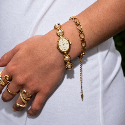 Reloj Perla Blanca